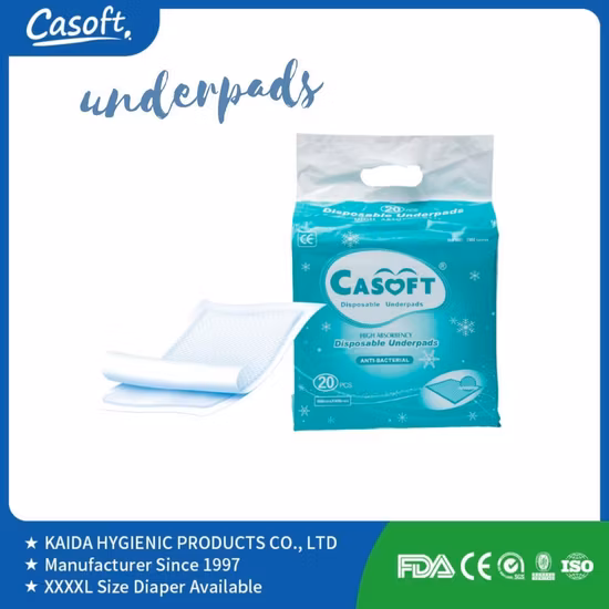 Factory Direct Sale Low Price High Absorption Disposable Underpads Adult Disposable Underpad for Hospital